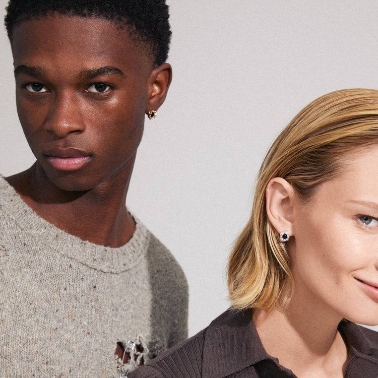 Pilgrim RYPER Recycelte Ohrringe Vergoldet