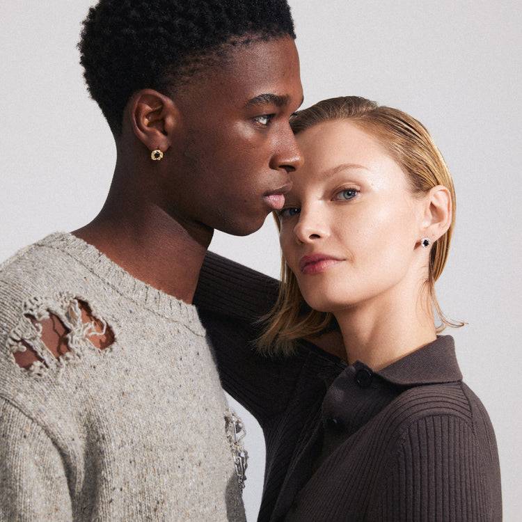 Pilgrim RYPER Recycelte Ohrringe Vergoldet