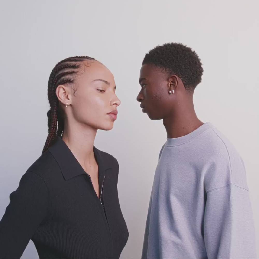 Pilgrim RYPER Recycelte Ohrringe Versilbert