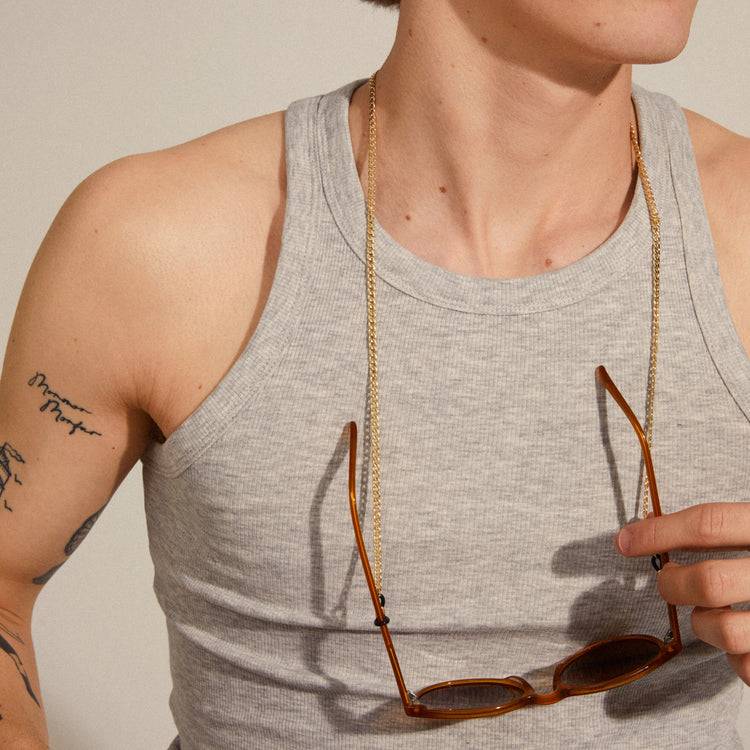 Pilgrim SAHARA Acetat Sonnenbrille Hellbraun