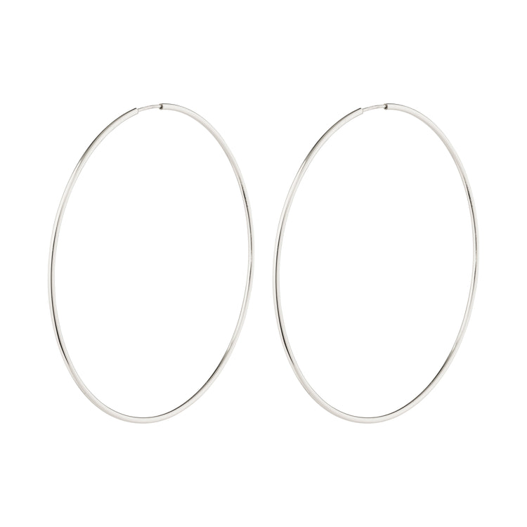 Pilgrim SANNE Große Hoop-Ohrringe, Versilbert