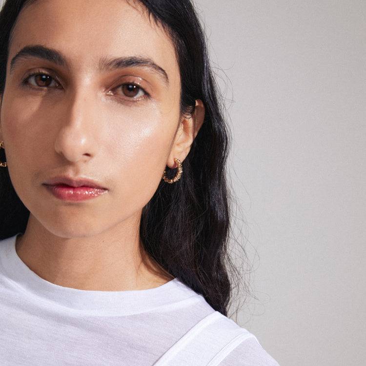 Pilgrim SCOTTIE Recycelte Creolen Vergoldet