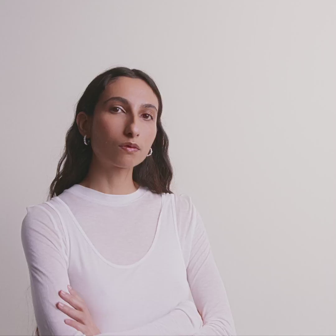 Pilgrim SCOTTIE Recycelte Ohrringe Versilbert