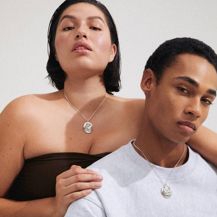 Pilgrim SEA Recycelte Halskette, Versilbert