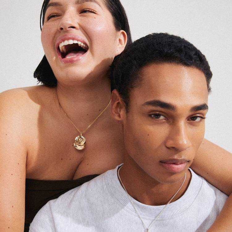 Pilgrim SEA Recycelte Halskette, Versilbert