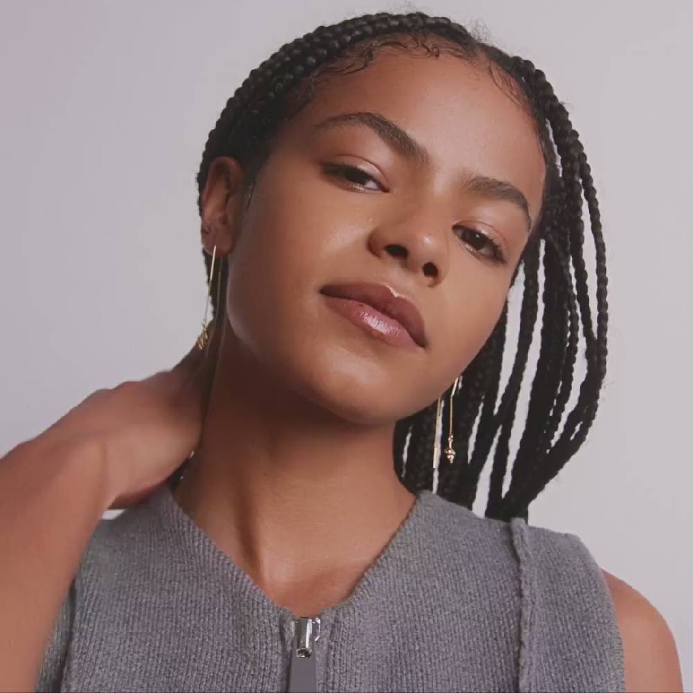 Pilgrim SEA Recycelte Kette-Ohrringe, Vergoldet