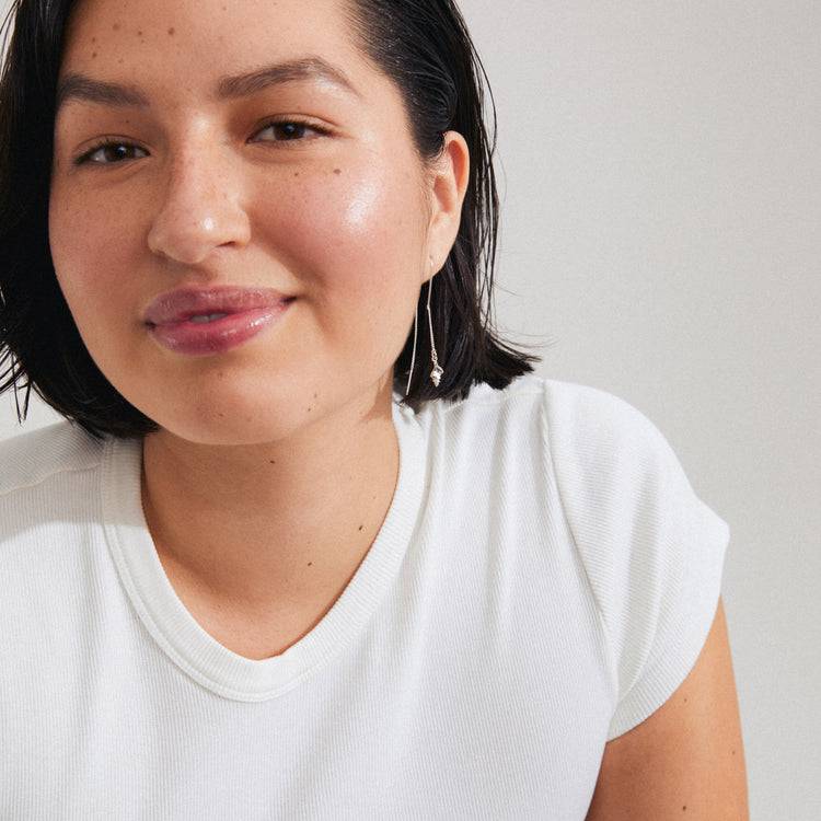 Pilgrim SEA Recycelte Ketten-Ohrringe, Versilbert