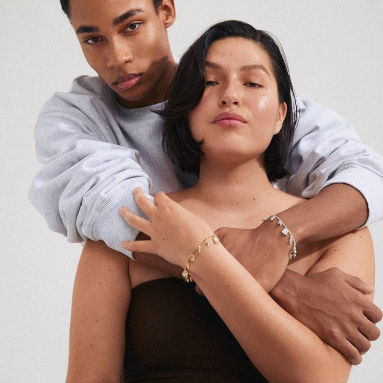 Pilgrim SEA Recyceltes Armband, Versilbert