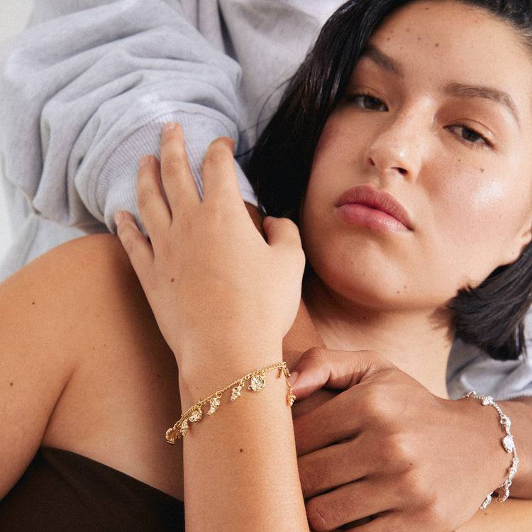 Pilgrim SEA Recyceltes Armband, Versilbert