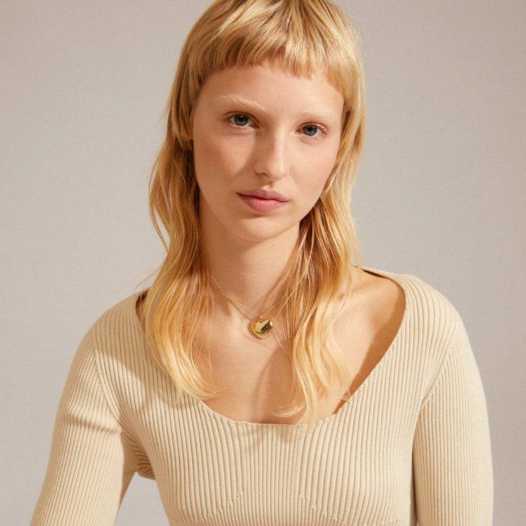 Pilgrim SOPHIA Recycelte Herzhalskette Vergoldet