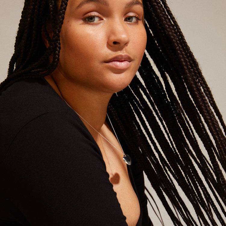 Pilgrim SOPHIA Recycelte Herzhalskette Versilbert