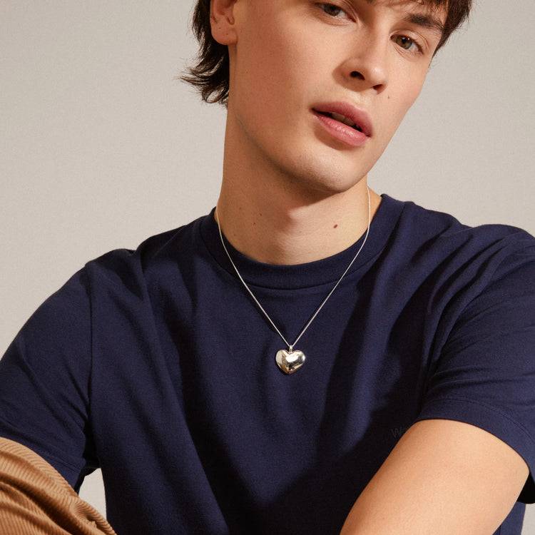 Pilgrim SOPHIA Recycelte Herzhalskette Versilbert