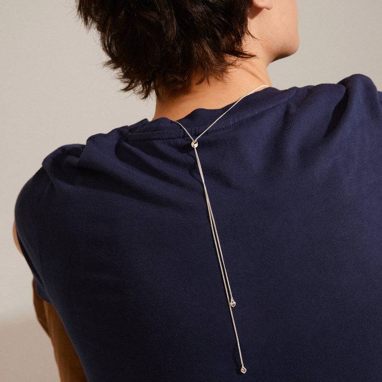 Pilgrim SOPHIA Recycelte Herzhalskette Versilbert