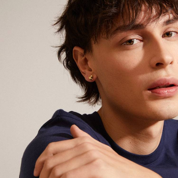 Pilgrim SOPHIA Recycelte Herzohrringe Vergoldet