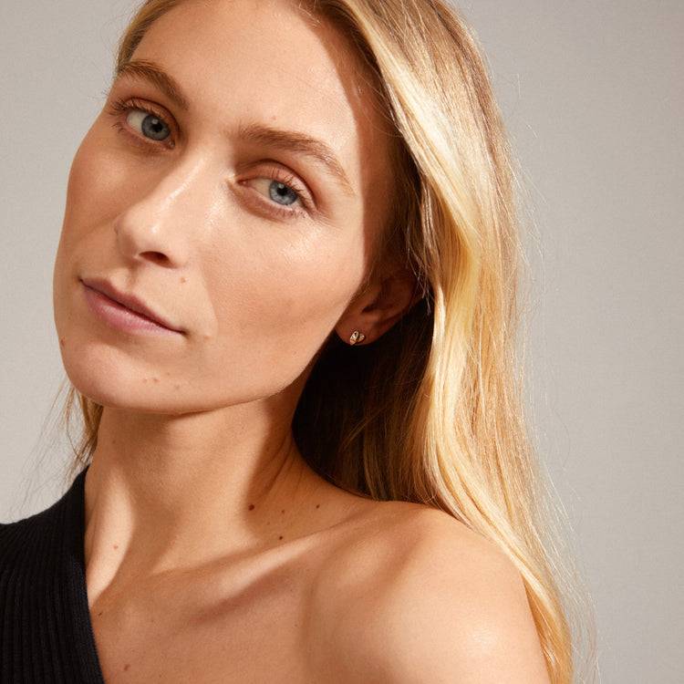 Pilgrim SOPHIA Recycelte Herzohrringe Versilbert