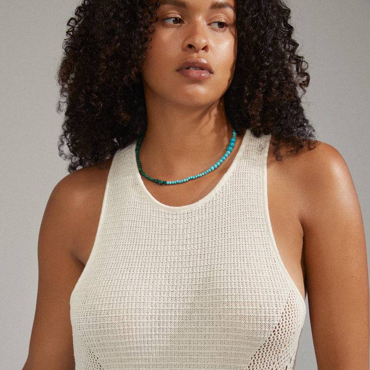 Pilgrim SOULMATES Halskette, Blau/vergoldet