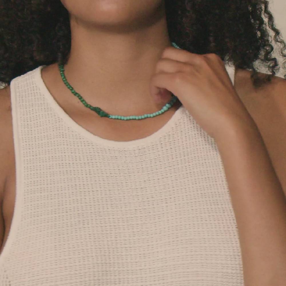 Pilgrim SOULMATES Halskette, Blau/vergoldet