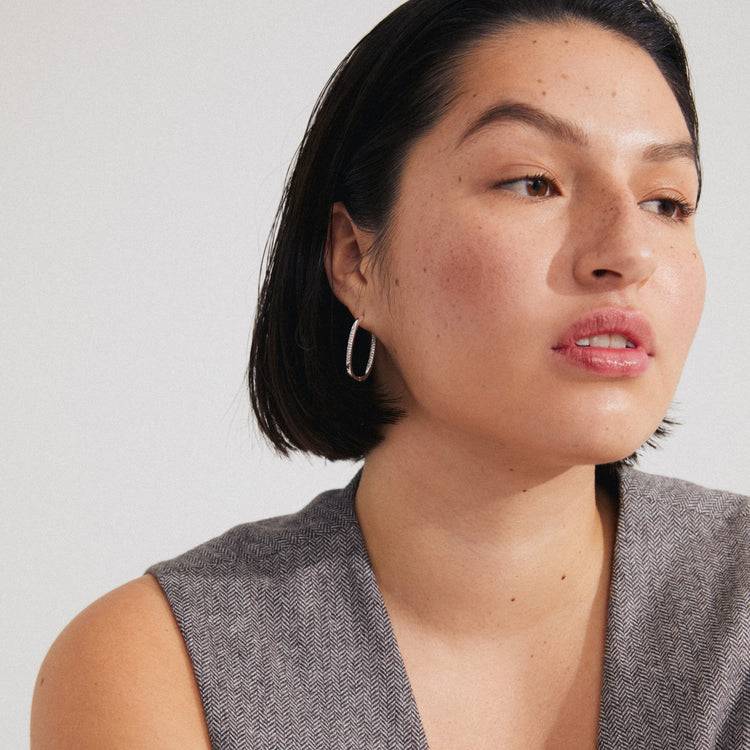 Pilgrim STAR Recycelte Hoops Versilbert