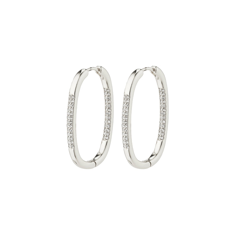 Pilgrim STAR Recycelte Hoops Versilbert