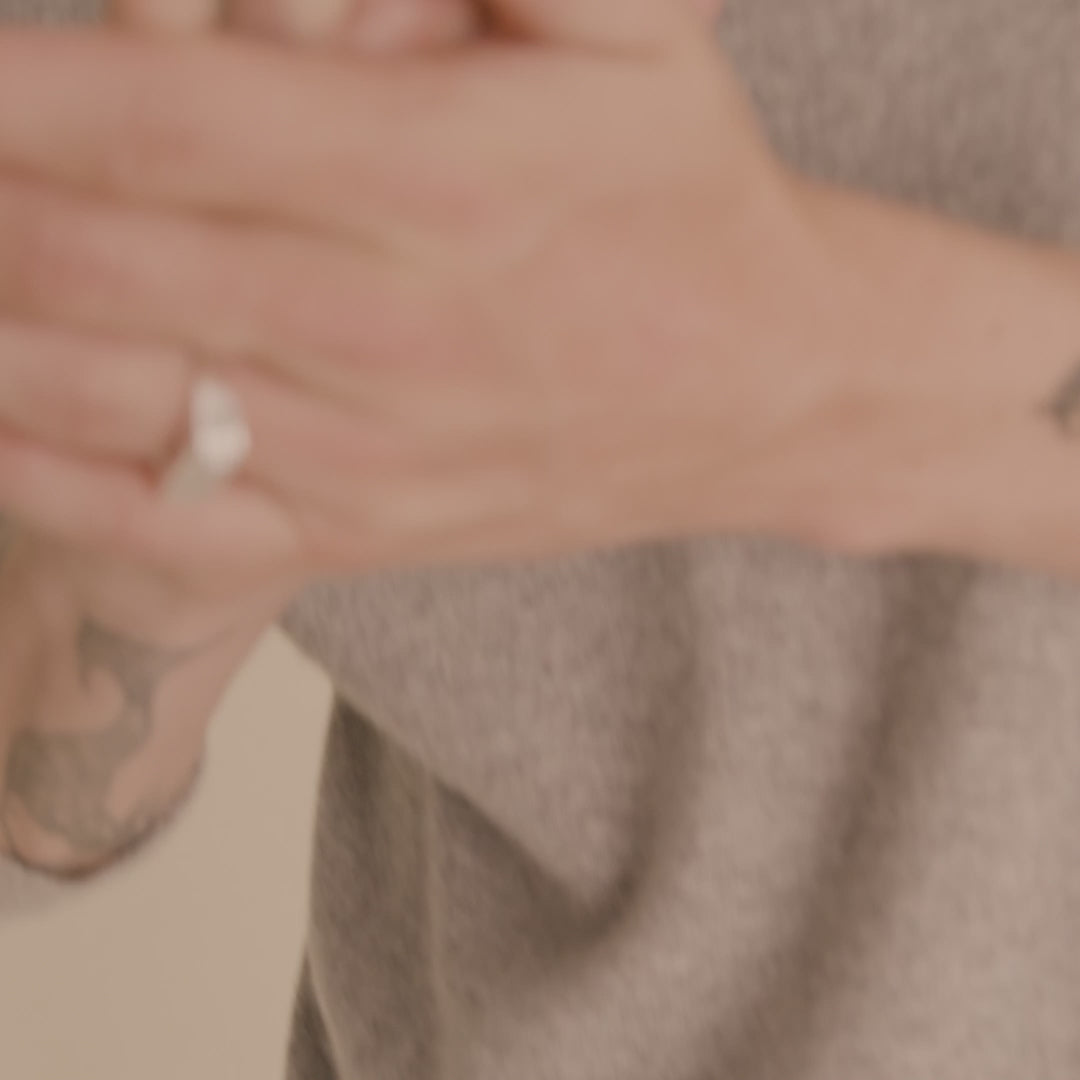 Pilgrim STAR Recycelter Ring Versilbert