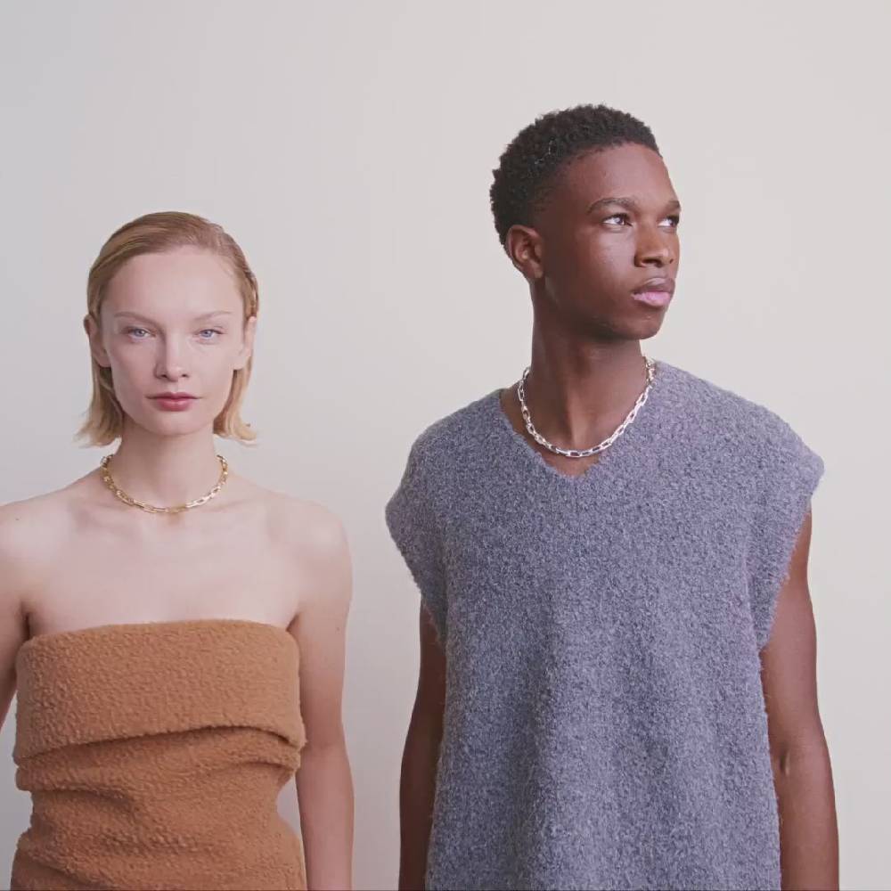 Pilgrim STAY Recycelte Halskette Versilbert