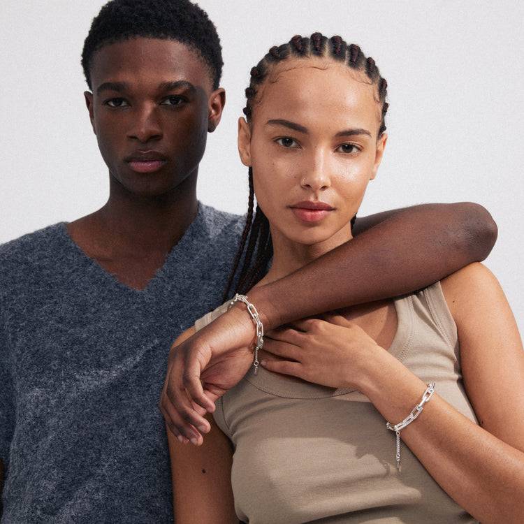 Pilgrim STAY Recyceltes Armband Versilbert