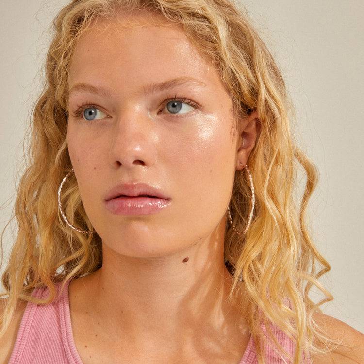 Pilgrim SUN Recycelte Mega-Hoops Versilbert