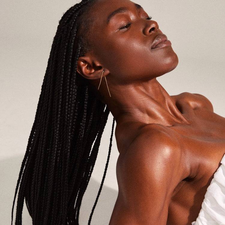 Pilgrim TAHOE Recycelte Kettenohrringe, Vergoldet