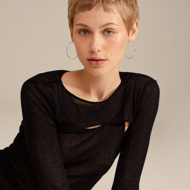 Pilgrim TILLY Große Recycelte Creolen, Vergoldet