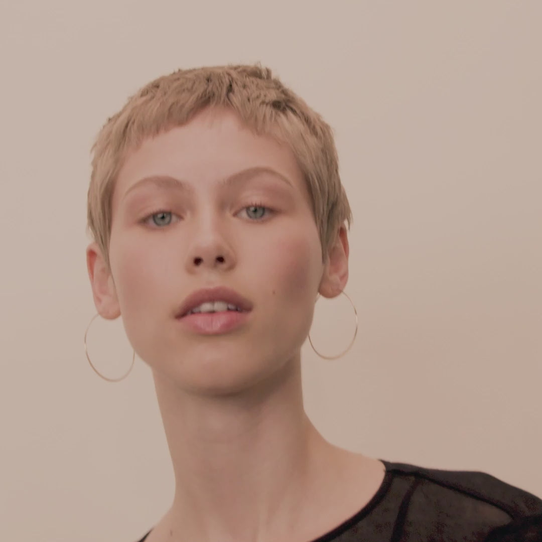 Pilgrim TILLY Große Recycelte Creolen, Vergoldet