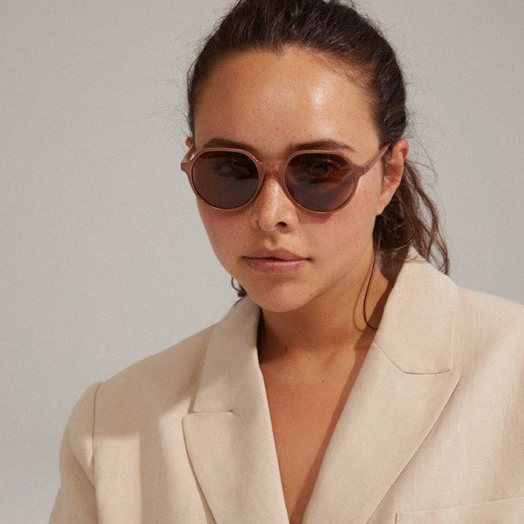 Pilgrim TRIANA Recycelte Sonnenbrille Hellbraun