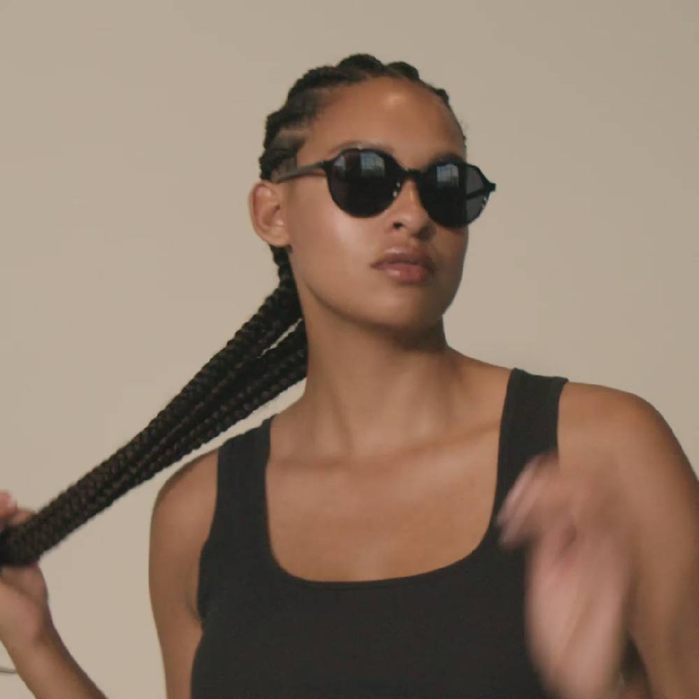 Pilgrim TRIANA Recycelte Sonnenbrille Schwarz