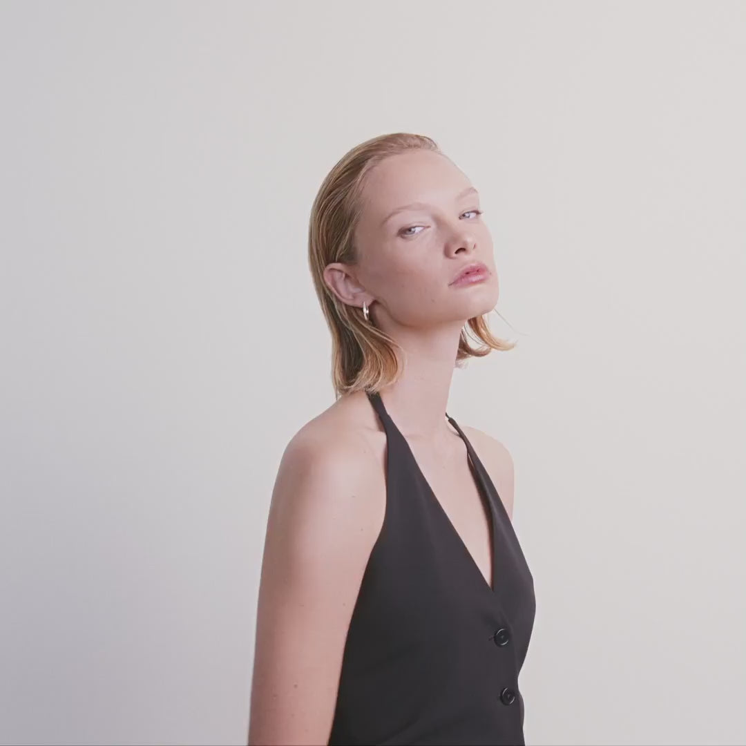 Pilgrim TRUE Recycelte Creolen Versilbert