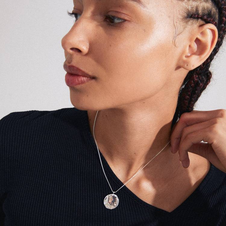 Pilgrim TRUE Recycelte Münzhalskette Versilbert