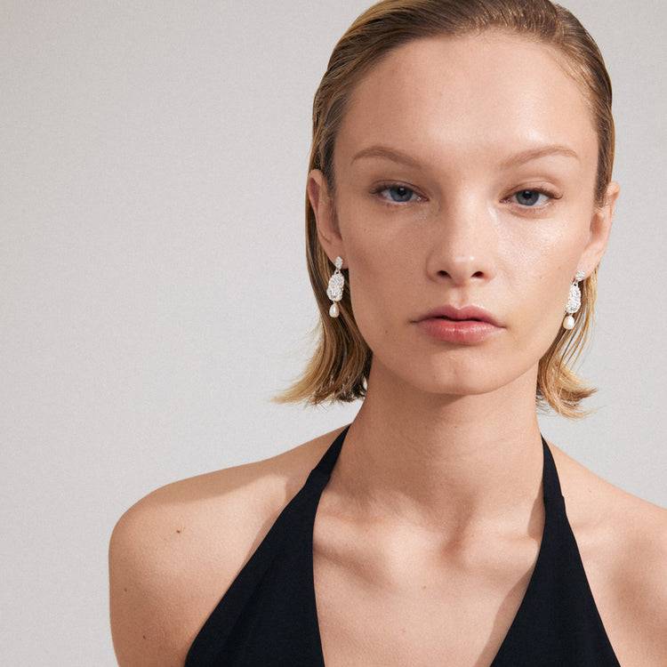 Pilgrim TRUE Recycelte Ohrringe Versilbert