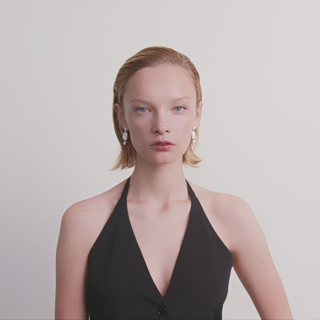 Pilgrim TRUE Recycelte Ohrringe Versilbert