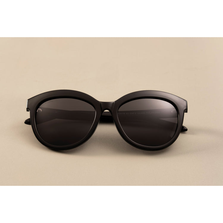Pilgrim TULIA Cat-Eye-Sonnenbrille Schwarz