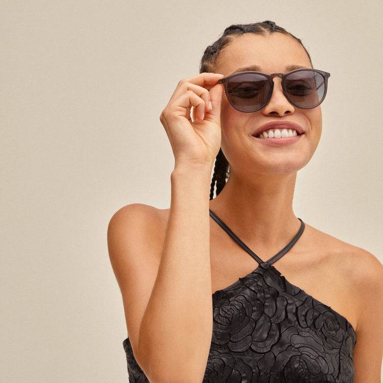 Pilgrim VANILLE Sonnenbrille Grau/Gold