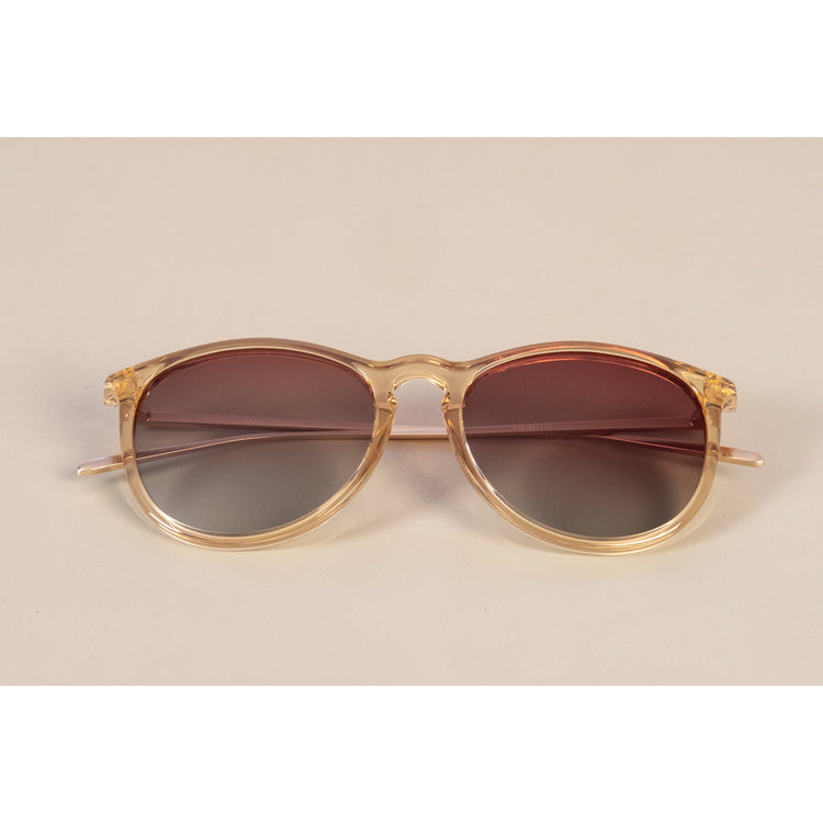 Pilgrim VANILLE Sonnenbrille Hellbraun/Gold