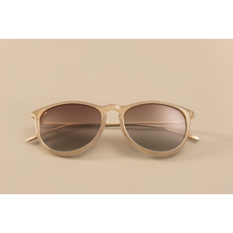 Pilgrim VANILLE Sonnenbrille Hellgrau/Gold