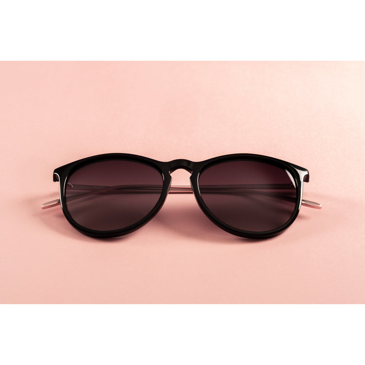 Pilgrim VANILLE Sonnenbrille Schwarz/Gold