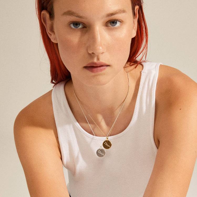 Pilgrim WIDDER Sternzeichen-Halskette, Vergoldet