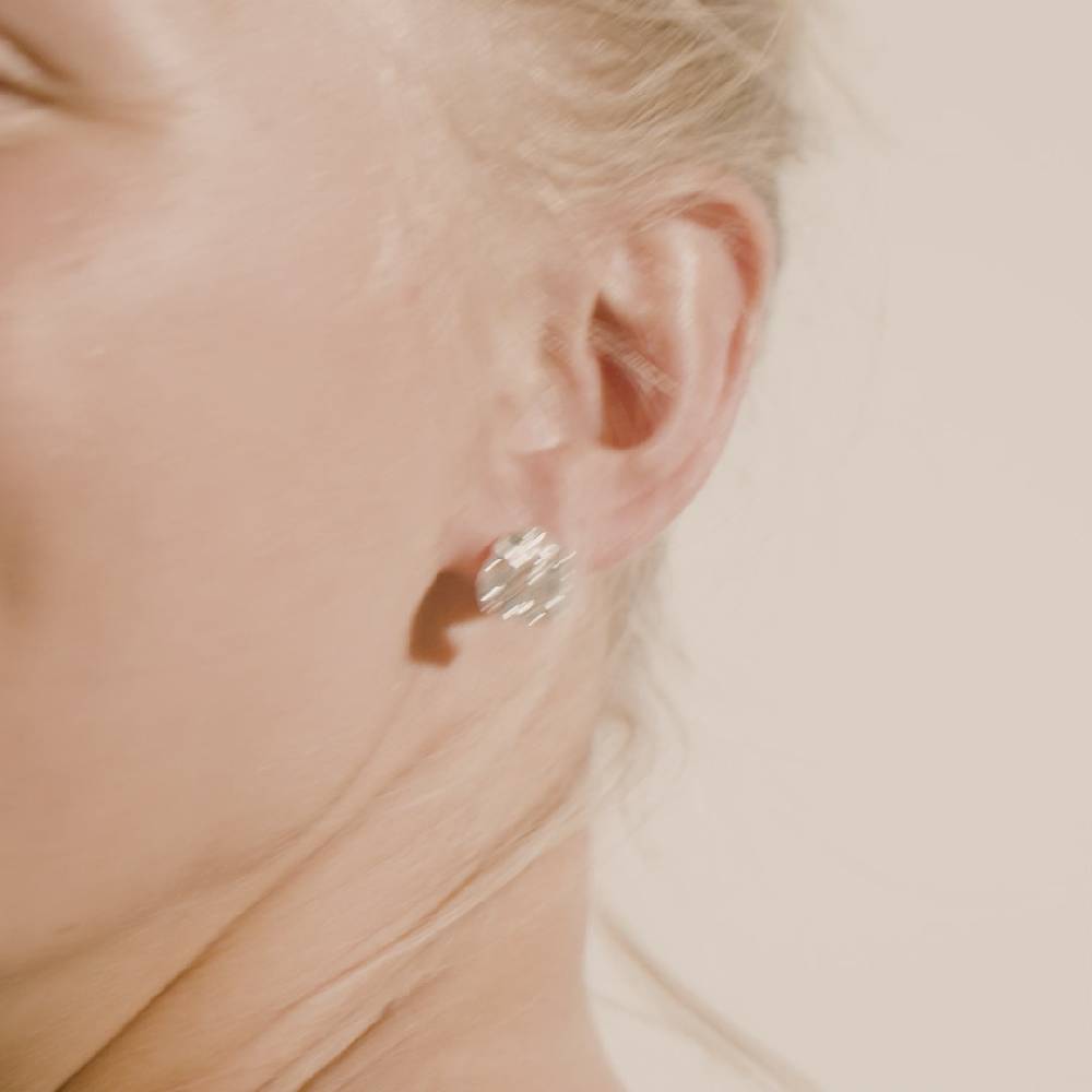 Pilgrim WILLPOWER Recycelte Ohrringe, Versilbert