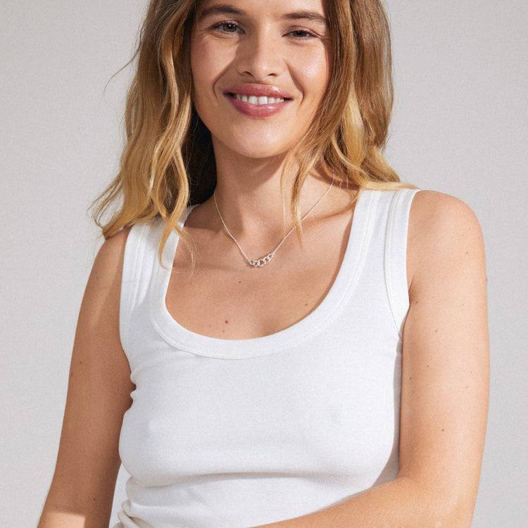 Pilgrim WRENLEY Recycelte Halskette Versilbert