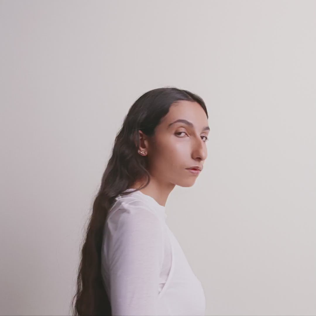 Pilgrim WRENLEY Recycelte Ohrringe Vergoldet