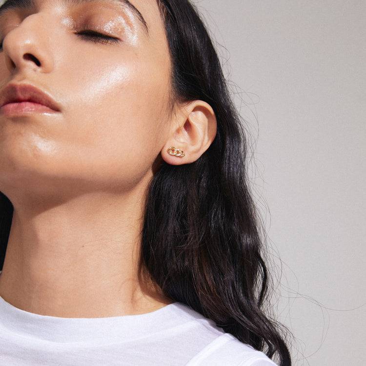 Pilgrim WRENLEY Recycelte Ohrringe Vergoldet