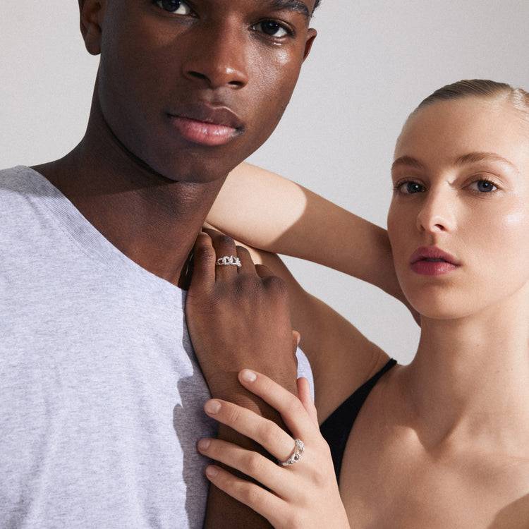 Pilgrim WRENLEY Recycelter Ring Versilbert