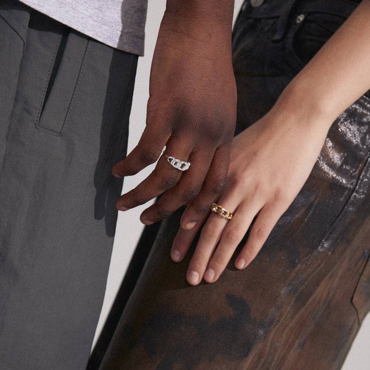 Pilgrim WRENLEY Recycelter Ring Versilbert