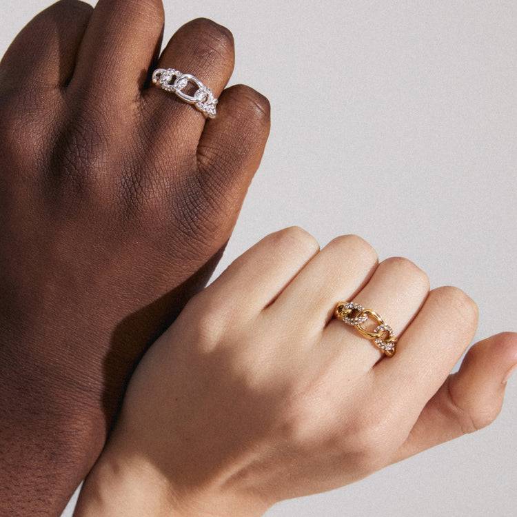 Pilgrim WRENLEY Recycelter Ring Versilbert