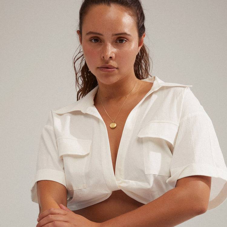 Pilgrim XENA Recycelte Münzhalskette, Vergoldet